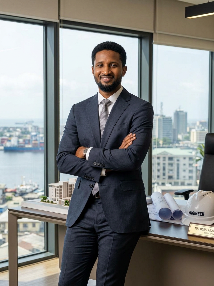 Anu Abraham, CEO of ANU QUAD & CO, in his executive office